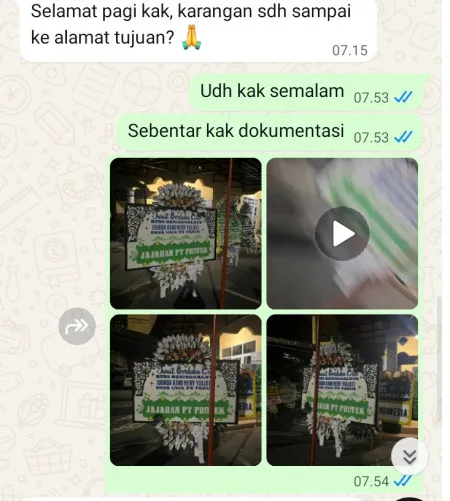 Pengiriman Papan Bunga Selamat Senayan City