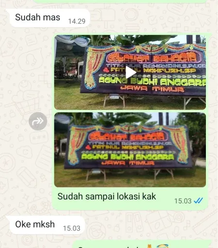 Pengiriman Papan Bunga Senayan City