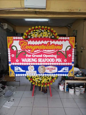 Papan Bunga di Senayan City