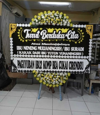 Papan Bunga di Senayan City